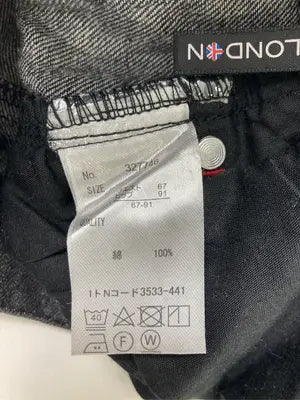 HK WORKS LONDON/エイチケーワークスロンドン/デニムパンツ/パンツ/ブラック/ウエスト 67 ヒップ 91
