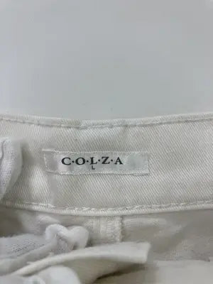 COLZA/コルザ/デニムパンツ/パンツ/アイボリー/L