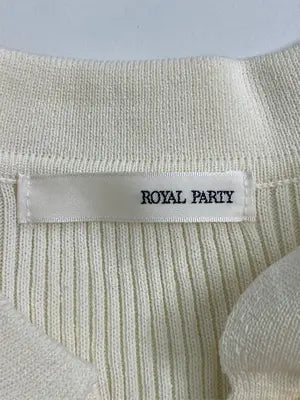 ROYAL PARTY/ロイヤルパーティー/ニット/セーター/トップス/アイボリー/F