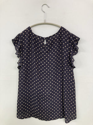 DRESKIP/ドレスキップ/シャツ/ブラウス/トップス/ネイビー/M