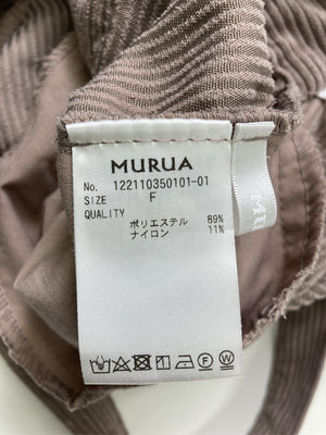 MURUA/ムルーア/サロペット/オーバーオール/オールインワン・サロペット/ブラウン/F