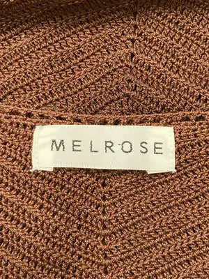 MELROSE/メルローズ/ニット/セーター/トップス/ブラウン