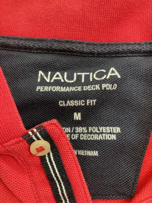 NAUTICA/ノーティカ/ポロシャツ/トップス/レッド/M