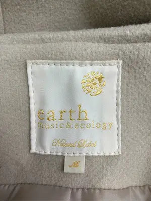 earth music&ecology/アースミュージックアンドエコロジー/ノーカラーコート/ジャケット/アウター/ベージュ/M