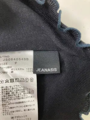 JEANASIS/ジーナシス/Tシャツ/カットソー/トップス/ブラック/F
