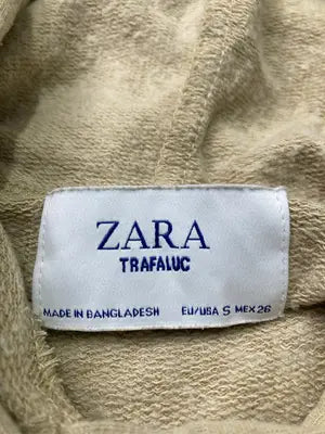 ZARA/ザラ/パーカー/トップス/ベージュ/USA S