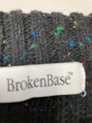 BrokenBase/ブロークンベース/ニット/セーター/トップス/ブラック/M