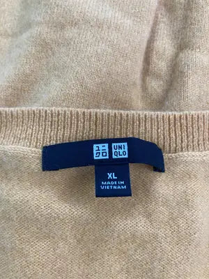 UNIQLO/ユニクロ/ニット/セーター/トップス/イエロー/XL