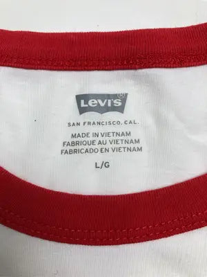 Levis/リーバイス/Tシャツ/カットソー/トップス/レッド/L