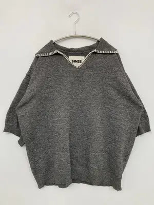 SINSS/Tシャツ/カットソー/トップス/グレー/M