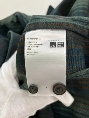 UNIQLO/ユニクロ/シャツ/ブラウス/トップス/グリーン/L