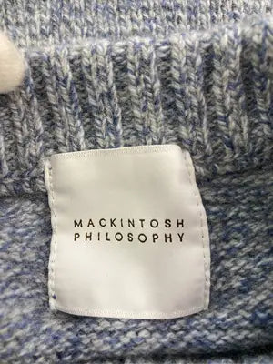 MACKINTOSH PHILOSOPHY/マッキントッシュフィロソフィー/ニット/セーター/トップス/ブルー/38