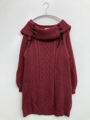 axes femme/アクシーズファム/ニット/セーター/トップス/レッド/M