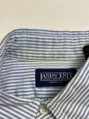 LANDS' END/ランズエンド/シャツ/ブラウス/トップス/ブルー/16 1/2