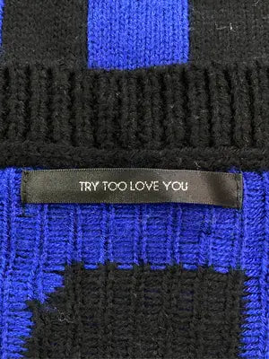 TRY TOO LOVE YOU/ニット/セーター/トップス/ブラック