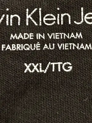 Calvin Klein Jeans/カルバンクラインジーンズ/Tシャツ/カットソー/トップス/ブラック/XXL