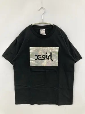 X-GIRL/エックスガール/Tシャツ/カットソー/トップス/ブラック/ONE SIZE