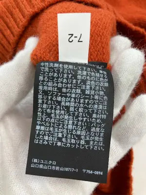 UNIQLO/ユニクロ/ニット/セーター/トップス/オレンジ/XL