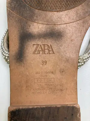 ZARA/ザラ/サンダル/シューズ/ブラック/39