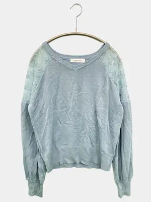 Capsule Color/ニット/セーター/トップス/スカイブルー/L