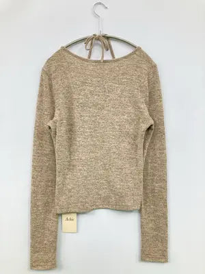 Achic/アシック/Tシャツ/カットソー/トップス/ベージュ/M