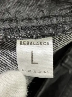 REBALANCE/デニムパンツ/パンツ/ブラック/L