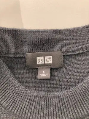 UNIQLO/ユニクロ/スウェット/トップス/ブラック/S