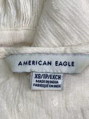AMERICAN EAGLE/アメリカンイーグル/シャツ/ブラウス/トップス/アイボリー/XS