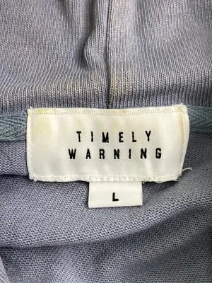 TIMELY WARNING/タイムリーワーニング/パーカー/トップス/グレー/L