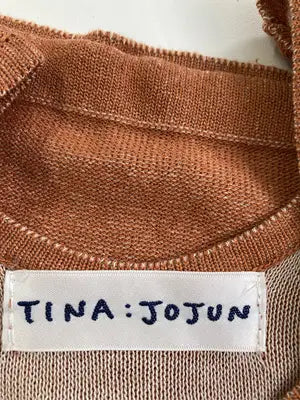 TINA:JOJUN/ティーナジョジュン/シャツワンピース/ワンピース/ドレス/ブラウン/m