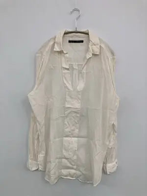 ZARA BASIC/ザラベーシック/シャツ/ブラウス/トップス/ホワイト/XL