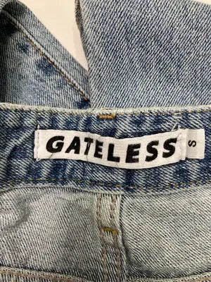 GATELESS/ゲートレス/デニムパンツ/パンツ/スカイブルー/S