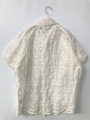 Meridian/メリディアン/シャツ/ブラウス/トップス/ホワイト