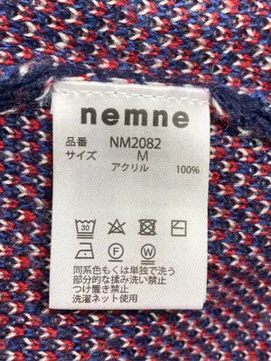 nemne/ネンネ/ニット/セーター/トップス/ネイビー/M