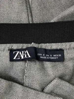 ZARA/ザラ/スラックス/パンツ/グレー/USA S