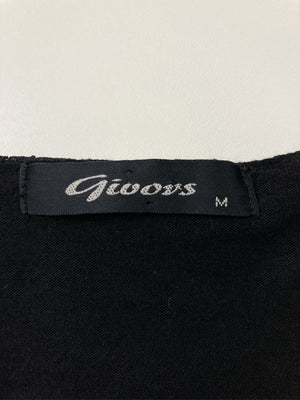 qioovs/ノースリーブ/トップス/ブラック/M