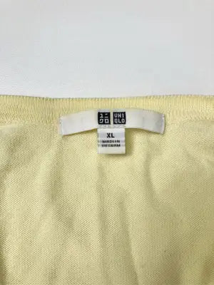 UNIQLO/ユニクロ/カーディガン/ボレロ/トップス/イエロー/XL