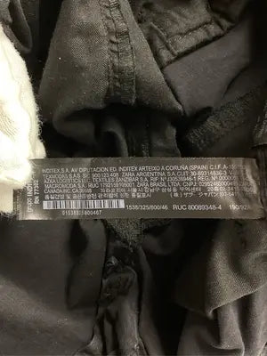 ZARA/ザラ/カーゴパンツ/パンツ/ブラック/EUR 46/USA 36/MEX 36