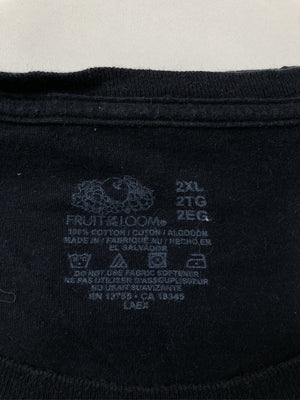 FRUIT OF THE LOOM/フルーツオブザルーム/Tシャツ/カットソー/トップス/ブラック/2XL