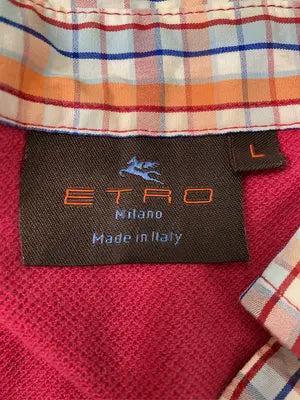 ETRO/エトロ/ポロシャツ/トップス/レッド/L