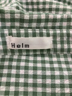Helm/ヘルム/シャツワンピース/ワンピース/ドレス/グリーン/M