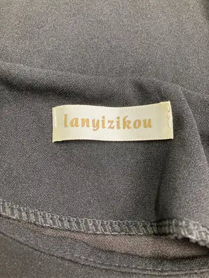 lanyizikou/Tシャツ/カットソー/トップス/ブラック