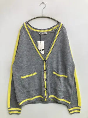 ZARA/ザラ/カーディガン/ボレロ/トップス/グレー/L