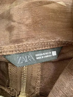 ZARA/ザラ/パーカー/トップス/ブラウン/M