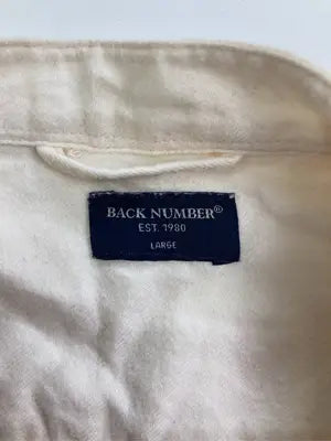 BACK NUMBER/バックナンバー/シャツ/ブラウス/トップス/アイボリー/L