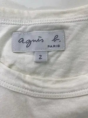 agnes b./アニエスベー/Tシャツ/カットソー/トップス/ホワイト/2