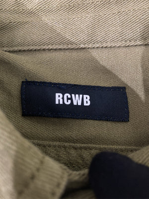RCWB/シャツ/ブラウス/トップス/カーキ/S