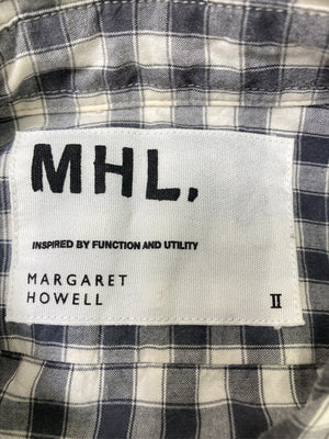 MHL./エムエイチエル/シャツ/ブラウス/トップス/ブラック/Ⅱ