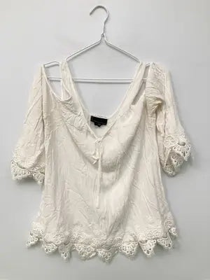BUFFALO/Tシャツ/カットソー/トップス/アイボリー/L