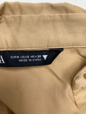 ZARA/ザラ/シャツワンピース/ワンピース/ドレス/ブラウン/EUR S